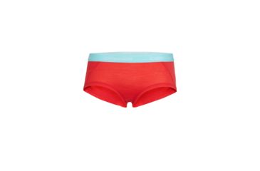 Image of Icebreaker Sprite Hot Pants - Women's, Womens, Ember/Aqua Splash, Large, 103023611L