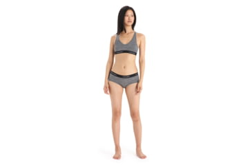 Image of Icebreaker Sprite Hot Pants - Womens, Gritstone Heather, Medium, IB103023013M