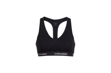 Image of Icebreaker Sprite Racerback Bra - Women's, Black, Extra Large, IB103020001XL