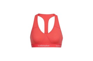 Image of Icebreaker Sprite Racerback Bra - Women's, Poppy Red, Small, 103020608S