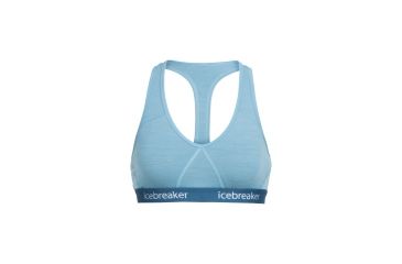 Image of Icebreaker Sprite Racerback Bra - Women's, Waterfall/Prussian Blue, Large, 103020408L