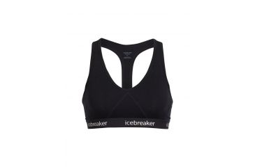 Image of Icebreaker Sprite Racerback Bra - Women's, Black, Small, IB103020001S