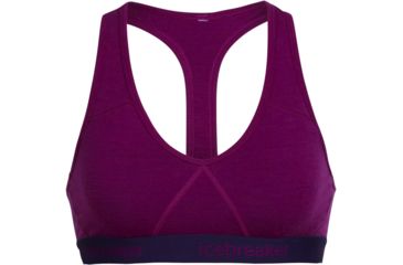 Image of Icebreaker Sprite Racerback Bra - Women's, Vivid/Aura, Extra Small, 103020-501-XS