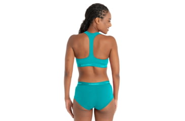 Image of Icebreaker Sprite Racerback Bra - Womens, Flux Green, Large, IB103020861L