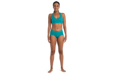 Image of Icebreaker Sprite Racerback Bra - Women's, Flux Green, Large, IB103020861L