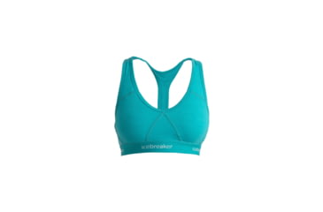 Image of Icebreaker Sprite Racerback Bra - Womens, Flux Green, Large, IB103020861L