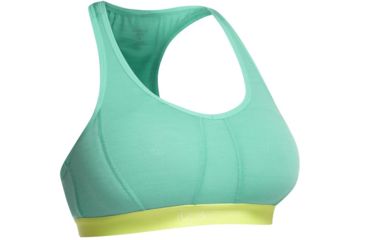 Image of Icebreaker Sprite Racerback Bra - Women's, Patina/Aloe, Large, 100500-Patina/Aloe-Large