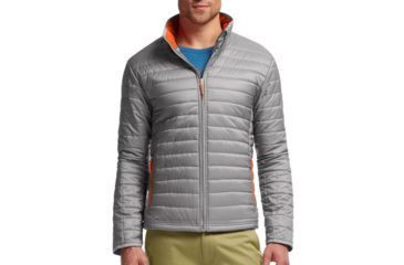 Image of Stratus Long Sleeve Zip Jacket - Mens-Fossil/Spark-Small
