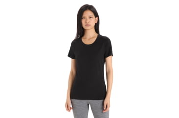 Image of Icebreaker Tech Lite II Short Sleeve T-Shirt - Womens, Black, Large, IB0A59J9001L