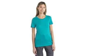 Image of Icebreaker Tech Lite II Short Sleeve T-Shirt - Womens, Flux Green, Medium, IB0A59J9861M