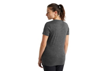 Image of Icebreaker Tech Lite II Short Sleeve T-Shirt - Womens, Gritstone Heather, Large, IB0A59J9004L