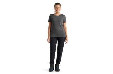 Image of Icebreaker Tech Lite II Short Sleeve T-Shirt - Womens, Gritstone Heather, Large, IB0A59J9004L