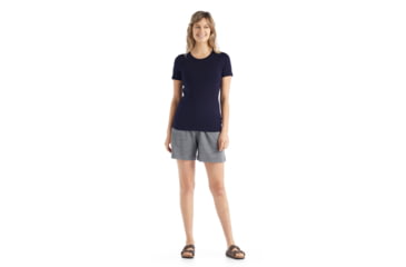 Image of Icebreaker Tech Lite II Short Sleeve T-Shirt - Women's, Midnight Navy, Small, IB0A59J9401S