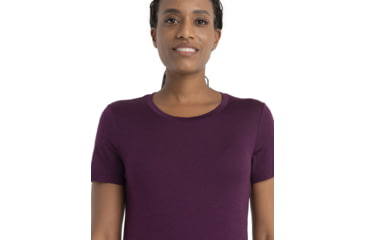 Image of Icebreaker Tech Lite II Short Sleeve T-Shirt - Womens, Nightshade, Small, IB0A59J9853S