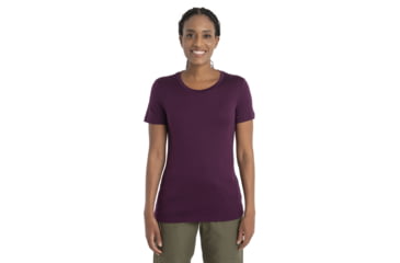 Image of Icebreaker Tech Lite II Short Sleeve T-Shirt - Womens, Nightshade, Small, IB0A59J9853S