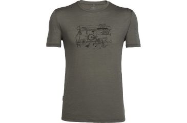 Image of Icebreaker Tech Lite Short Sleeve Crew Van Life - Men's-Kona-Small