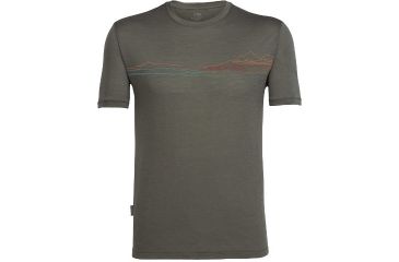 Image of Icebreaker Tech Lite Short Sleeve Crew Waterline - Men's-Kona-X-Large