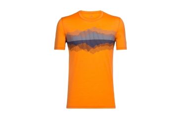 Image of Icebreaker Tech Lite Short Sleeve Crewe Cook Reflected, Koi, 2XL, 104129801XXL