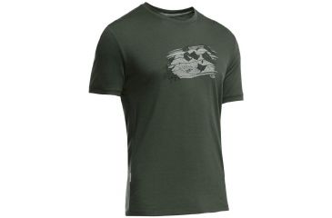Image of Tech Lite Short Sleeve Crewe Graphic - Mens-Lost Lake Conifer-Small
