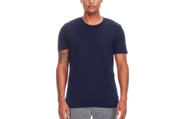 Image of Icebreaker Tech Lite Short Sleeve Crewe Sunset Geo - Mens, Midnight Navy, Medium, 104730401M