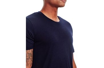 Image of Icebreaker Tech Lite Short Sleeve Crewe Sunset Geo - Mens, Midnight Navy, Medium, 104730401M