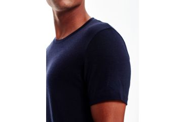 Image of Icebreaker Tech Lite Short Sleeve Crewe Sunset Geo - Mens, Midnight Navy, Medium, 104730401M