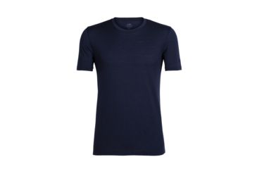 Image of Icebreaker Tech Lite Short Sleeve Crewe Sunset Geo - Mens, Midnight Navy, Medium, 104730401M