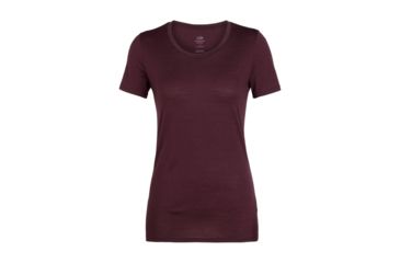 Image of Icebreaker Tech Lite Short Sleeve Low Crewe - Womens, Velvet, Large, 104262-603-L