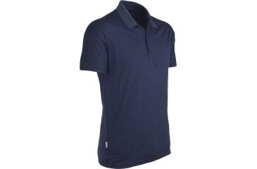 Image of Icebreaker Tech Short Sleeve Polo - Men's-Admiral-Small