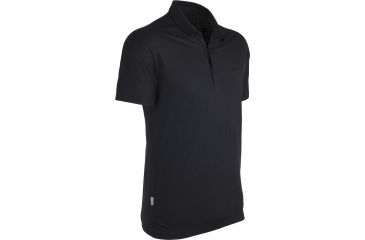 Image of Icebreaker Tech Short Sleeve Polo - Men's-Black-Small
