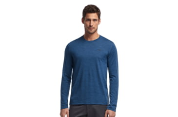 Image of Icebreaker Tech T Lite Long Sleeve - Men's-X-Large-Equinox Heather