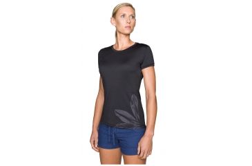Image of Icebreaker Tech T Lite Short Sleeve Petal - Women's-Pewter-Large