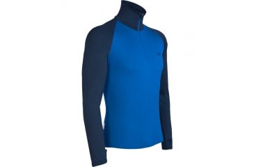 Image of Icebreaker Tech Top 260 Long Sleeve Shirt - Men's-Large-Splash/Planet