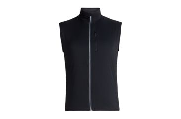 Image of Icebreaker Tech Trainer Hybrid Vest - Mens, Black/Jet Heather, Small, 104296-001-S