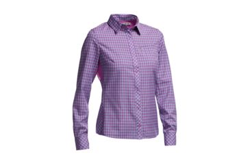 Image of Terra Long Sleeve Shirt - Womens-Sweetpea/Alpine/Pearl-Large