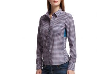 Image of Terra Long Sleeve Shirt - Womens-Shore/Grapefruit-X-Small