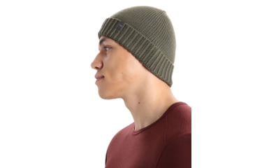 Image of Icebreaker Vela Cuff Beanie, Loden, One Size, IB105237069OS