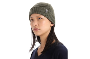 Image of Icebreaker Vela Cuff Beanie, Loden, One Size, IB105237069OS