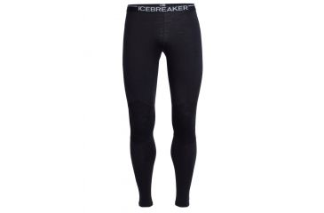 Image of Icebreaker Winter Zone Leggings - Men's-Black-Small
