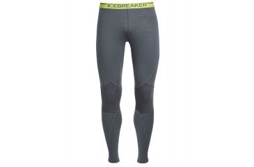 Image of Icebreaker Winter Zone Leggings - Men's-Monsoon/Cactus-Small