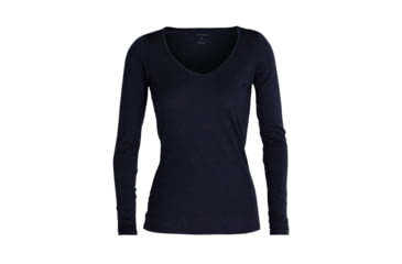 Image of Icebreaker Women Merino 150 Siren LS Sweetheart, Midnight Navy, S, IB103194401S