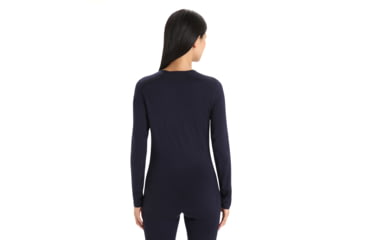 Image of Icebreaker Women Merino 200 Oasis LS Crewe, Midnight Navy, L, IB104375401L