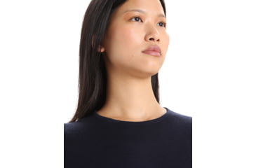 Image of Icebreaker Merino 200 Oasis LS Crewe - Women's, Midnight Navy, Large, IB104375401L
