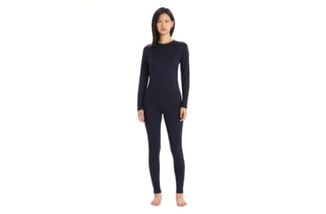 Image of Icebreaker Women Merino 200 Oasis LS Crewe, Midnight Navy, L, IB104375401L