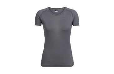 Image of Icebreaker Zeal Short Sleeve Crewe, Metal, L, 104083001L