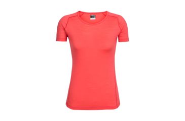 Image of Icebreaker Zeal Short Sleeve Crewe, Poppy Red, L, 104083601L