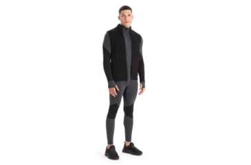 Image of Icebreaker ZoneKnit Insulated Vest - Mens, Black, 2XL, IB0A56FB001XXL