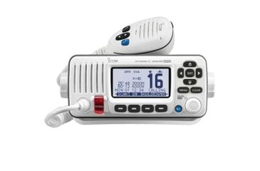 Image of Icom VHF, Compact, w/Hailer &amp; GPS, White IC-M424G 22