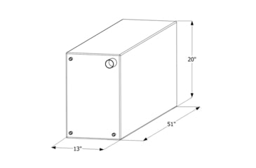 Image of Icon Fresh Water Tank Wt2452, 54 Gallon, 12452