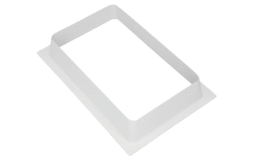 Image of Icon Inner Garnish For Single Pane Exterior Skylight Sl1422, White, 01936